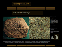 Tablet Screenshot of petrologyslides.com